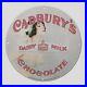 Vintage Cadbury' S Chocolate 1932 Oil Oil Porcelain Gas Pump Sign