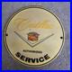 Vintage Cadillac Authorized Old Us Gasoline Oil Gas Pump Enamel Porcelain Sign