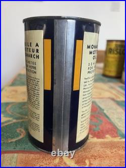 Vintage Canadian Monarch 1 Imperial Quart Motor Oil Can