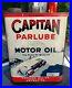 Vintage Capitan Parlube 2 Gallon Oil Can USA Advertising Graphics
