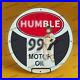 Vintage Car Moto Girl 8'' Gas Station Service Man Cave Oil Porcelain Sign 030