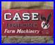 Vintage Case Eagle Hitch Porcelain Sign Barn Tractor Feed 12×7
