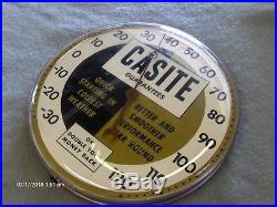 Vintage Casite Oil Gas PAM Thermometer NICE CONDITION! Helps your Chevrolet Ford