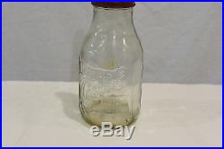 Vintage Castrol 1 Quart Motor Oil Bottle with XL Medium Super Grade Pourer & Lid