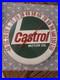Vintage Castrol Motor Oil Thermometer Garage Wall No Glass USA Made A4