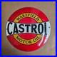Vintage Castrol Wakefield Old Us Gasoline Oil Gas Pump Enamel Porcelain Sign