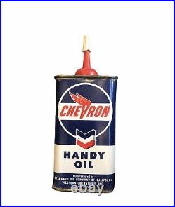 Vintage Chevron Handy Oil Can Standard Oil RARE