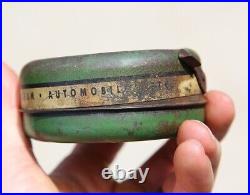 Vintage Cities Service Motor Oil Can 1940s Super Glaze Wax Can Advertising RARE