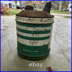 Vintage Cities Service Oil 5 Gallon Oil Can