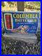 Vintage Columbia Batteries Co. Porcelain Sign 16 1/2 X 11 Very Rare