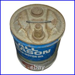 Vintage Conoco All Season Super Motor Oil 5 Gallon Can. RARE Example. 10w30 Vintage Conoco All Season Super Motor Oil 5 Gallon Can. RARE Example. 10w30