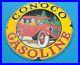 Vintage Conoco Gasoline Porcelain 1926 Ford Auto Car Service Station Sign