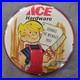 Vintage Convex 1951 Ace Hardware Us Gasoline Oil Gas Pump Enamel Porcelain Sign