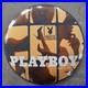 Vintage Convex 1953 Playboy USA Old Gasoline Oil Gas Pump Enamel Porcelain Sign