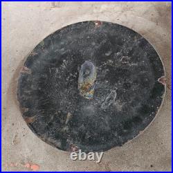 Vintage Convex Lion Red Old Us Gasoline Oil Gas Pump Enamel Porcelain Sign