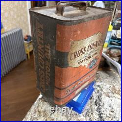 Vintage Cross Country Pennsylvania Motor Oil 2 Gallon Oil Can Sears Roebuck & Co Vintage Cross Country Pennsylvania Motor Oil 2 Gallon Oil Can Sears Roebuck & Co