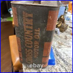 Vintage Cross Country Pennsylvania Motor Oil 2 Gallon Oil Can Sears Roebuck & Co Vintage Cross Country Pennsylvania Motor Oil 2 Gallon Oil Can Sears Roebuck & Co