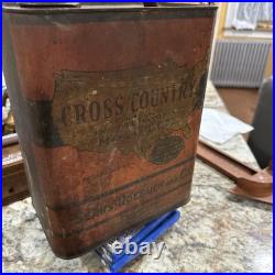Vintage Cross Country Pennsylvania Motor Oil 2 Gallon Oil Can Sears Roebuck & Co Vintage Cross Country Pennsylvania Motor Oil 2 Gallon Oil Can Sears Roebuck & Co