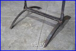 Vintage Curbside Sign Bracket Metal Stand Motor Oil Gas Advertising Gas Station