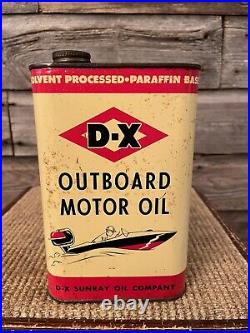 Vintage DX Outboard Motor Oil Can
