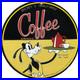 Vintage Disney Coffee Porcelain Sign Gas Station Oil Tea Mug Starbucks Goofy