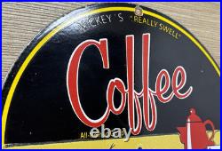 Vintage Disney Coffee Porcelain Sign Gas Station Oil Tea Mug Starbucks Goofy Vintage Disney Coffee Porcelain Sign Gas Station Oil Tea Mug Starbucks Goofy