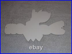 Vintage Dodge Demon Car & Devil 11 3/4 Metal Gasoline Oil Sign Challenger Satan