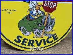 Vintage Dodge Service Porcelain Sign Gas Station Pump Plate Motor Oil Gasoline