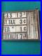 Vintage Double Sided Gasoline Price Sign