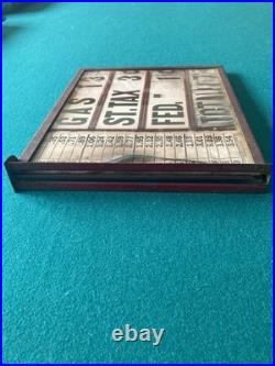 Vintage Double Sided Gasoline Price Sign