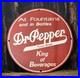 Vintage Dr. Pepper Porcelain Sign Gas, Oil Station Pump Plate Coca Cola 12