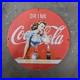 Vintage Drink Red Coca Old Us Gasoline Oil Gas Pump Enamel Porcelain Sign