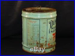 Vintage Duplex Marine Oil Can Motor Gas Engine Old Wood Boat Garage Antique Tin