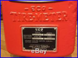 Vintage ECO AIR METER GAS STATION Gas Oil SIGN NO RESERVE