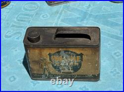 Vintage Early Rare Metal Ivaline Square Motor Winona Oil Co Can Winona MN