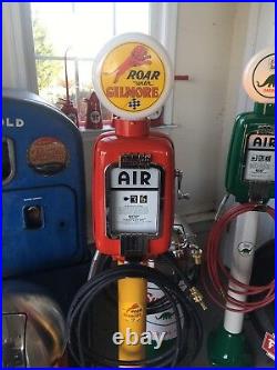 Vintage Eco Air Meter Gas Oil ROAR WITH GILMORE Restored With Lights Gas Station