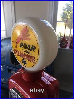 Vintage Eco Air Meter Gas Oil ROAR WITH GILMORE Restored With Lights Gas Station