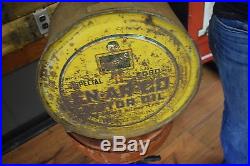 Vintage En-Ar-Co Motor Oil 5 Gallon Rocker Can Sign Petroleum 1929 St Louis REAL