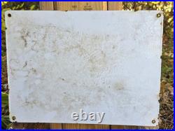 Vintage En-ar-co National Motor Oil 16x 12 Porcelain Sign Great Condition