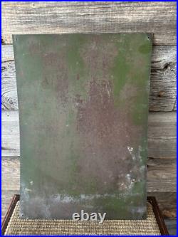 Vintage Enarco Motor Oil Sign Tin Advertising Enarco