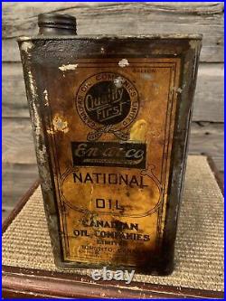 Vintage Enarco Oil Can Canadian Oil Companies