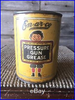 Vintage Enarco Oil Pressure Gun Grease Can