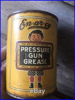Vintage Enarco Oil Pressure Gun Grease Can
