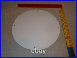 Vintage Enarco White Rose Gasoline 11 3/4 Porcelain Metal Canada Gas & Oil Sign