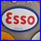Vintage Esso 1957 Standard Old Us Gasoline Oil Gas Pump Enamel Porcelain Sign