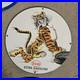 Vintage Esso 1963 Tiger Old Us Gasoline Oil Gas Pump Enamel Porcelain Sign
