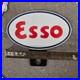 Vintage Esso Car Plate Old Us Gasoline Oil Gas Pump Enamel Porcelain Sign