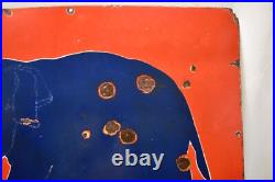 Vintage Esso Elephant Oil Sign Board Porcelain Enamel Petroleum Advertising Rare Vintage Esso Elephant Oil Sign Board Porcelain Enamel Petroleum Advertising Rare