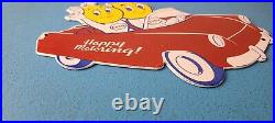 Vintage Esso Gasoline Oil Drop Boy Girl Porcelain Gas Automobile Pump Plate Sign Vintage Esso Gasoline Oil Drop Boy Girl Porcelain Gas Automobile Pump Plate Sign