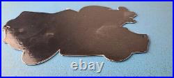Vintage Esso Gasoline Oil Drop Boy Girl Porcelain Gas Automobile Pump Plate Sign Vintage Esso Gasoline Oil Drop Boy Girl Porcelain Gas Automobile Pump Plate Sign